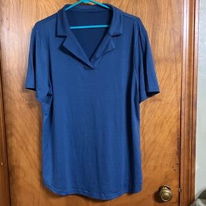 Women's Classic Blue Polo Shirt